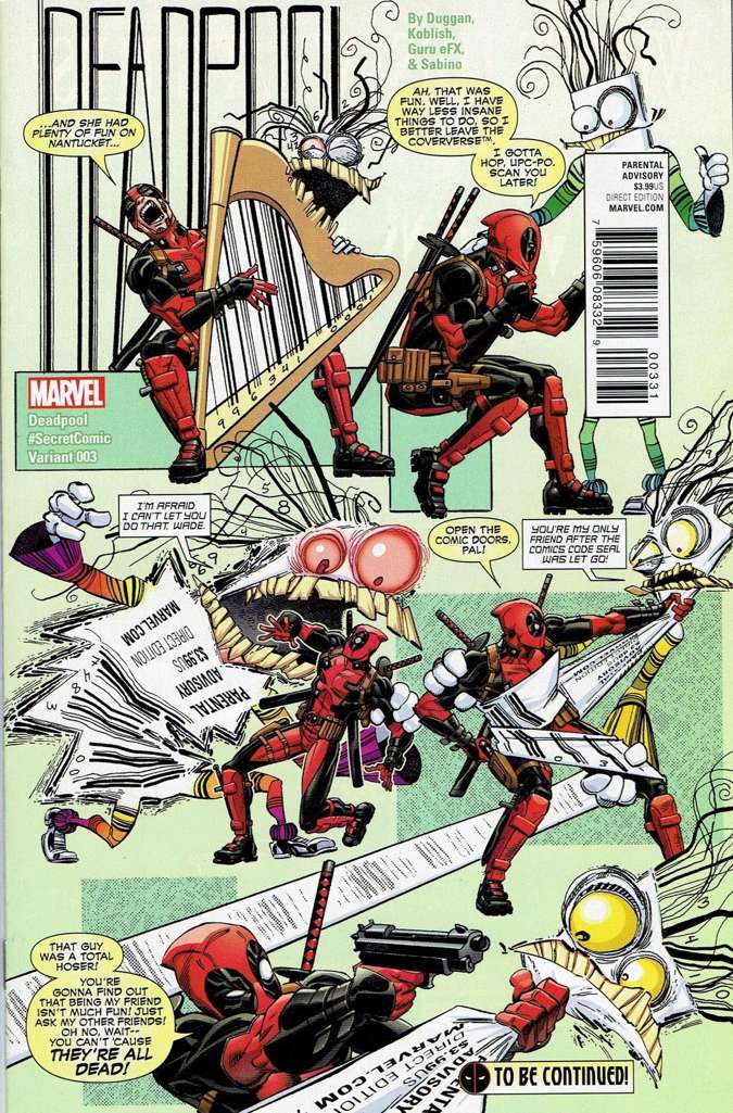 Deadpool (5th Series) #3 Variation A
