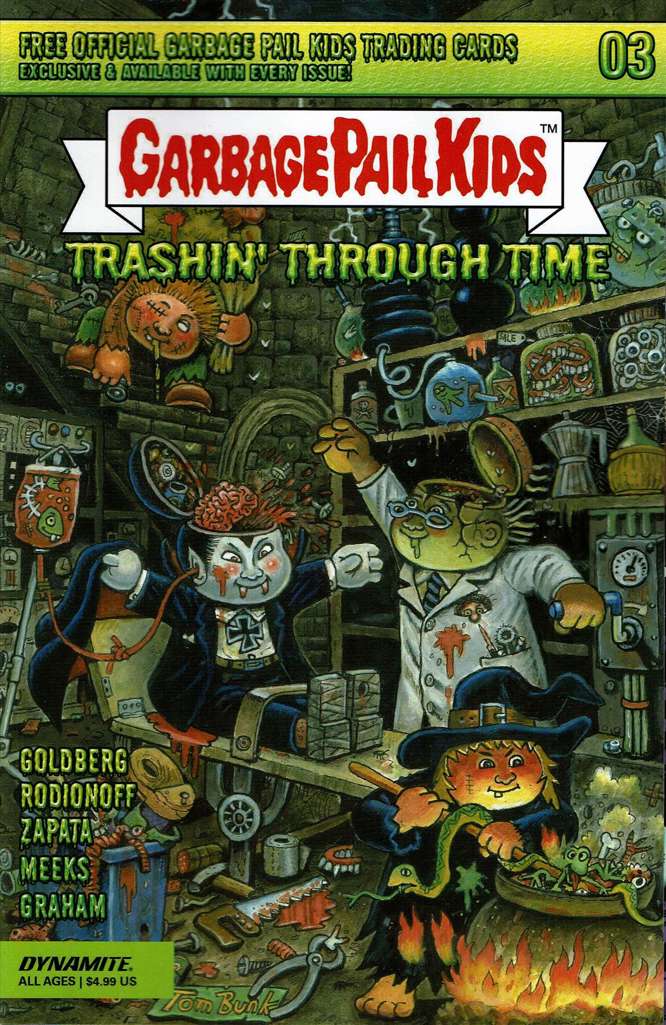 Garbage Pail Kids: Trashin’ Through Time #3 Variation A