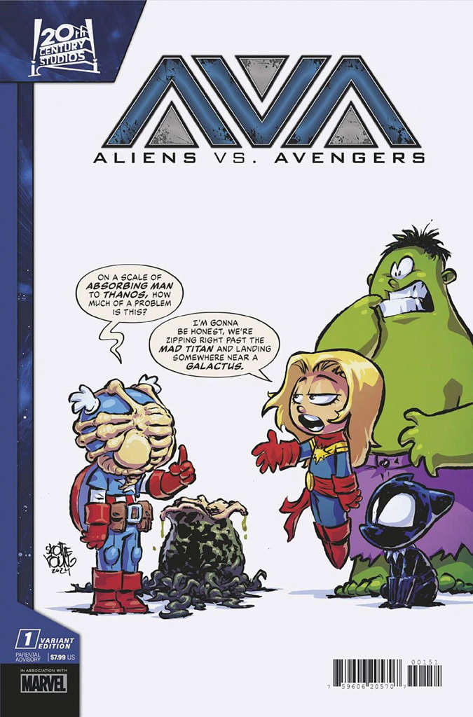 Aliens vs. Avengers #1 Variation D