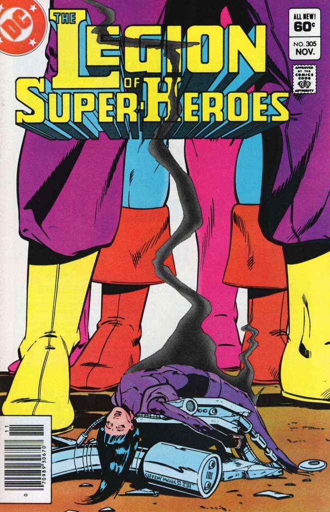 The Legion of Super-Heroes (2nd Series) #305 Newsstand Edition