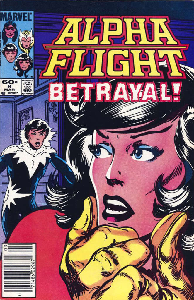 Alpha Flight (1st Series) #8 Newsstand Edition