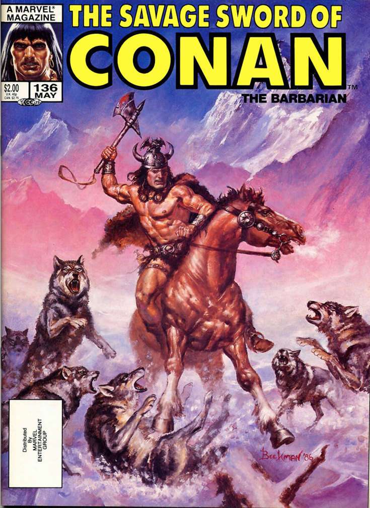 Savage Sword of Conan #136