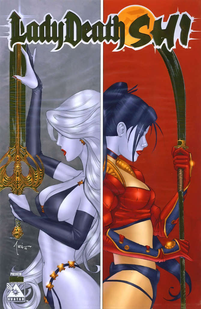 Lady Death/Shi Ashcan #1 Variation F