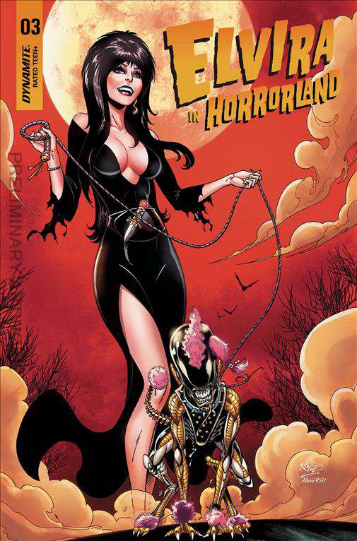 Elvira in Horrorland #3 Variation B