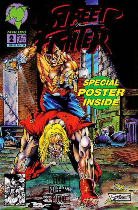Street Fighter (Malibu) #2 Gold Edition
