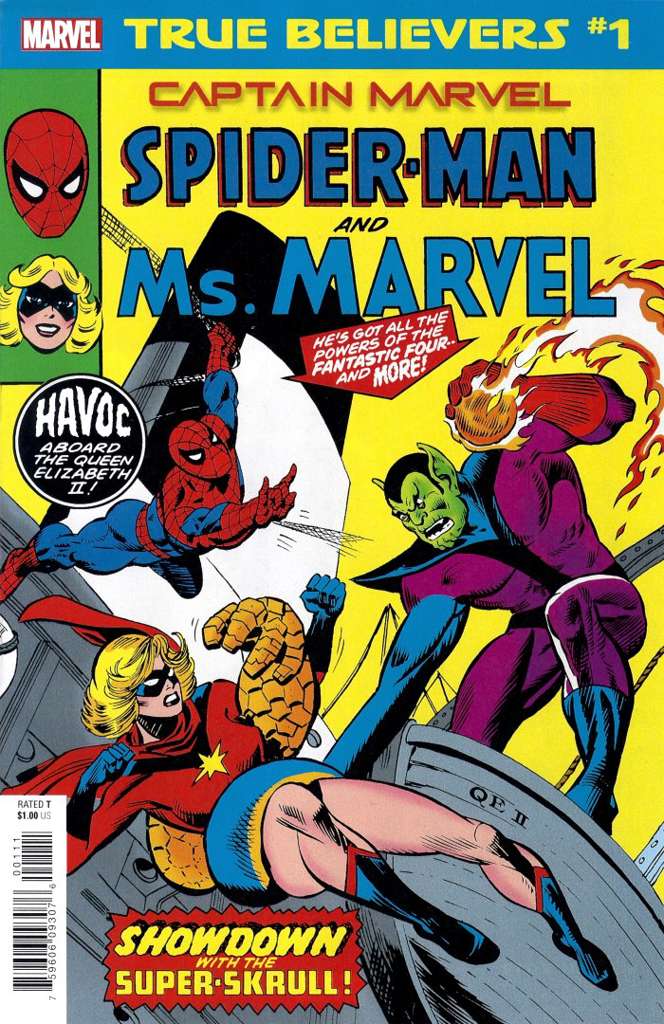 True Believers: Captain Marvel—Spider-Man & Ms. Marvel #1