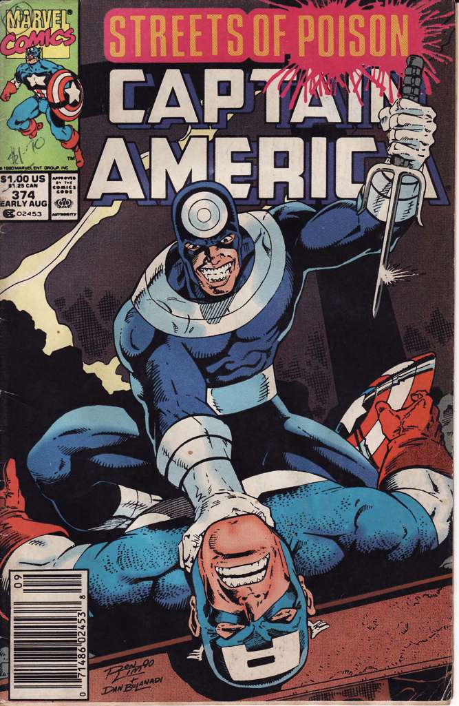 Captain America (1st Series) #374 Newsstand Edition