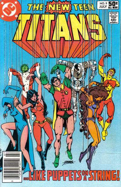 The New Teen Titans (1st Series) #9 Newsstand Edition