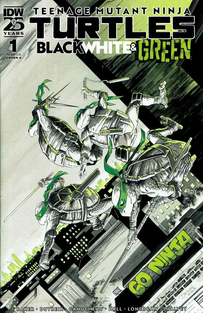 Teenage Mutant Ninja Turtles: Black, White, &amp; Green