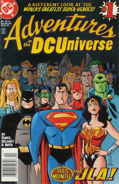 Adventures in the DC Universe #1 Newsstand Edition