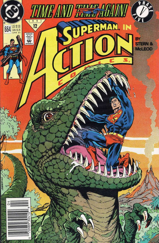 Action Comics #664 Newsstand Edition