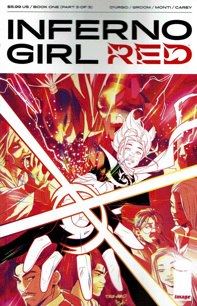 Inferno Girl Red: Book One #3 Variation A