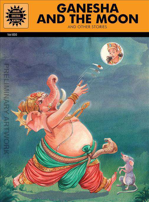 Ganesha and the Moon