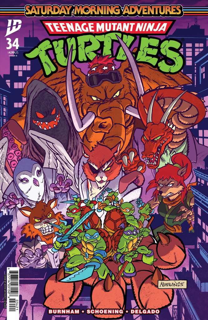 Teenage Mutant Ninja Turtles: Saturday Morning Adventures Continued #34 Variation B