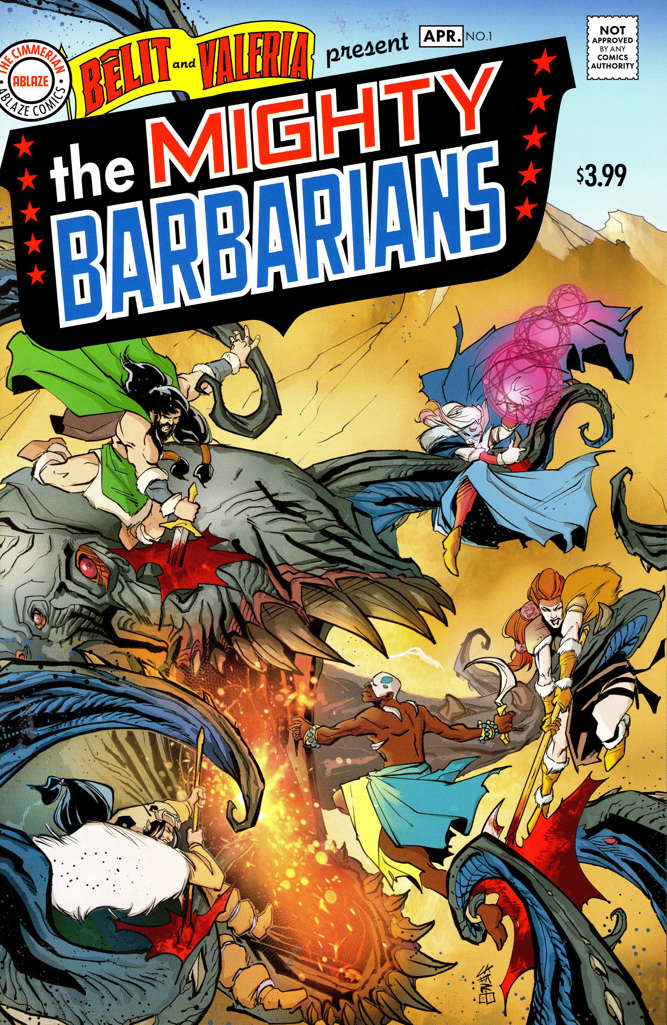 The Mighty Barbarians #1 Variation D