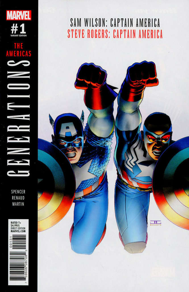 Generations: Sam Wilson Captain America & Steve Rogers Captain America #1 Variation A