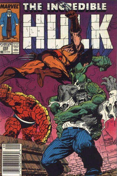 The Incredible Hulk #359 Newsstand Edition