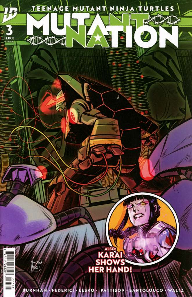 Teenage Mutant Ninja Turtles: Mutant Nation #3 Variation B