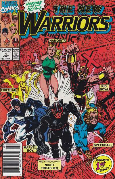 The New Warriors #1 Newsstand Edition