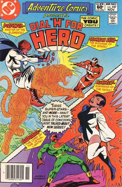 Adventure Comics #487 Newsstand Edition