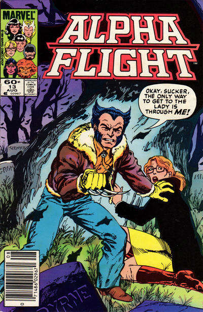 Alpha Flight (1st Series) #13 Newsstand Edition