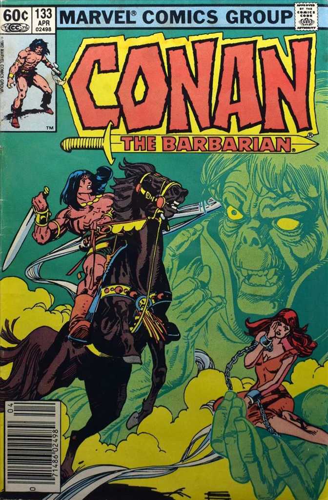 Conan the Barbarian #133 Mark Jewelers Insert Edition