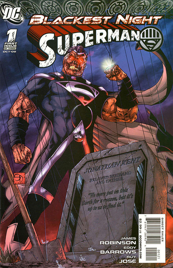 Blackest Night: Superman #1 Variation A