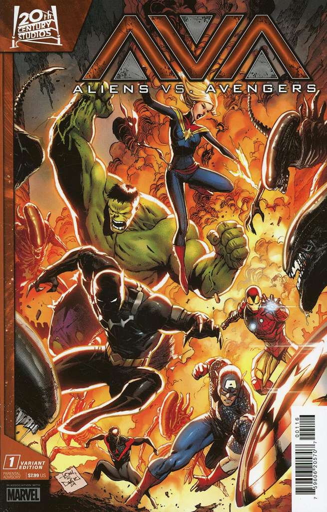 Aliens vs. Avengers #1 Variation E