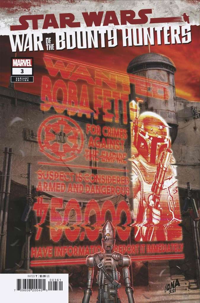 Star Wars: War of the Bounty Hunters #3 Variation E