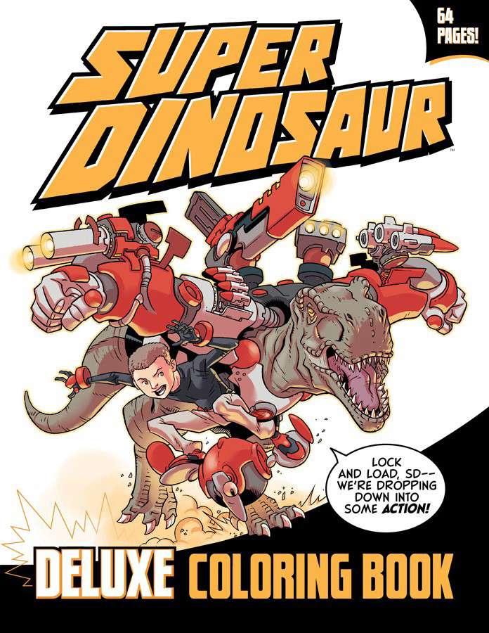 Super Dinosaur Deluxe Coloring Book
