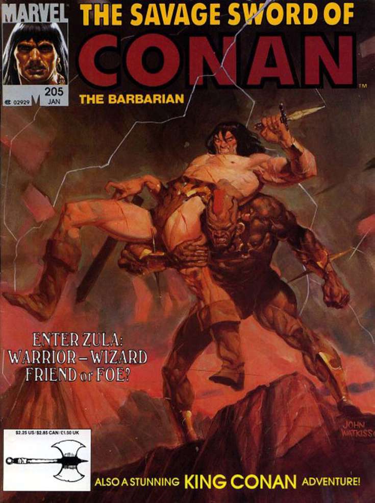 Savage Sword of Conan #205