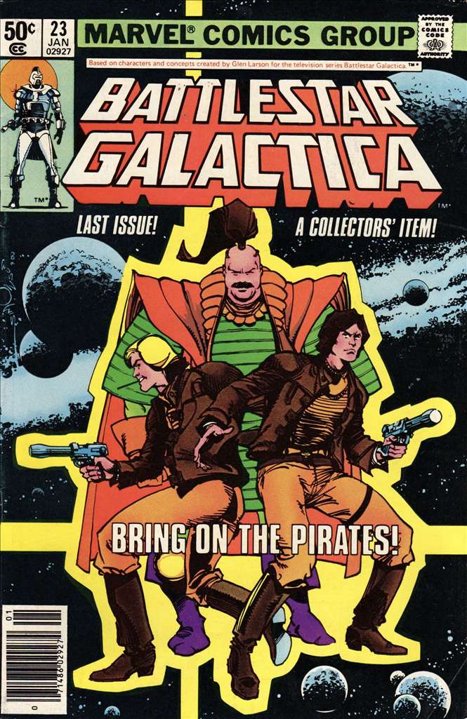 Battlestar Galactica (Marvel) #23 Newsstand Edition