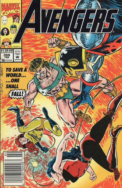 The Avengers #359 Newsstand Edition