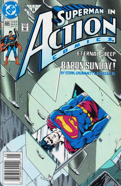 Action Comics #665 Newsstand Edition