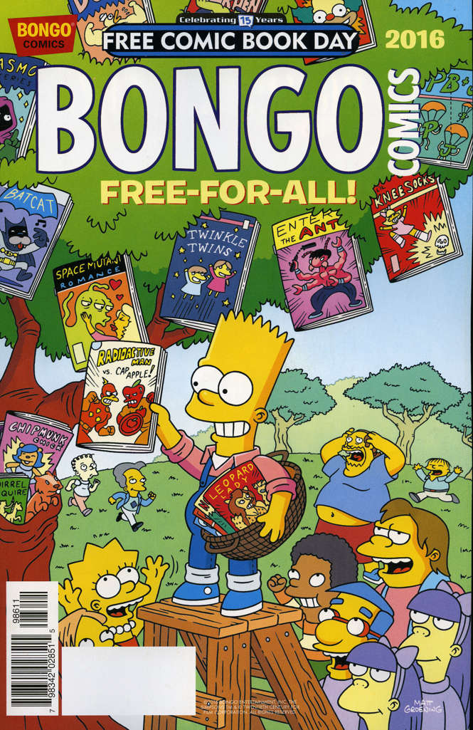 Bongo Comics Free-For-All! Free Comic Book Day #2016