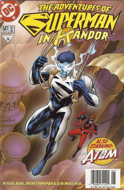 Adventures of Superman #547 Newsstand Edition