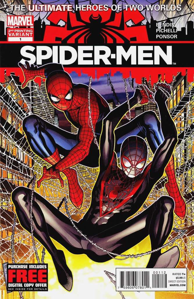 Spider-Men #1  - 2nd printing