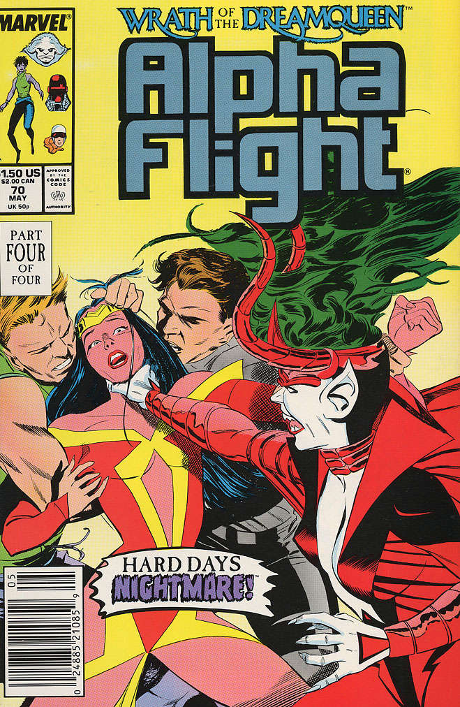 Alpha Flight (1st Series) #70 Newsstand Edition