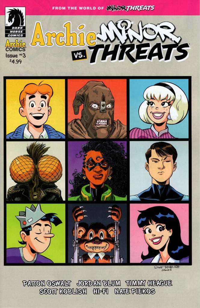 Archie Vs. Minor Threats #3 Variation B