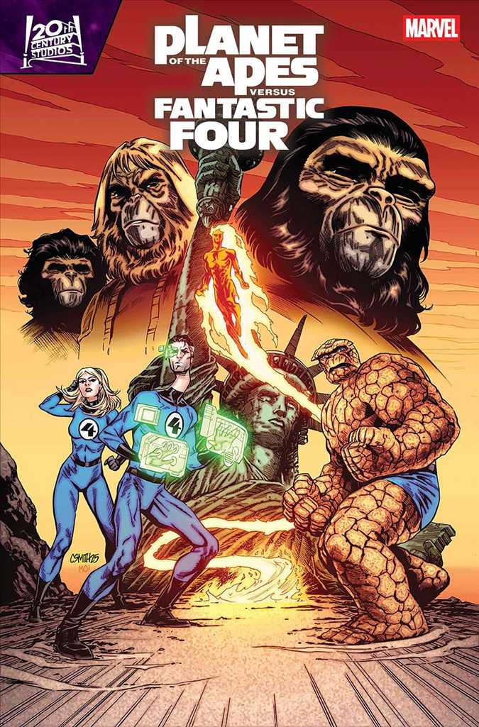 Planet of the Apes Vs. Fantastic Four #3 Variation D
