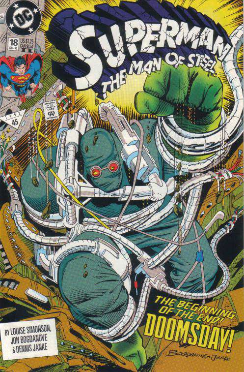 Superman: The Man of Steel #18  - 2nd printing