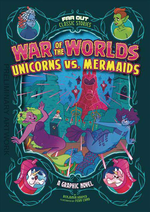 Far Out Classic Stories: War of the Worlds Unicorns Vs. Mermaids