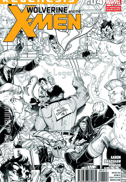 Wolverine & The X-Men #4  - 2nd printing