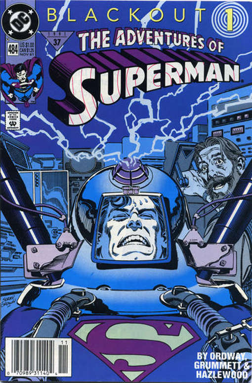 Adventures of Superman #484 Newsstand Edition