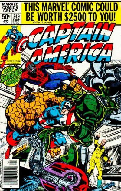 Captain America (1st Series) #249 Newsstand Edition