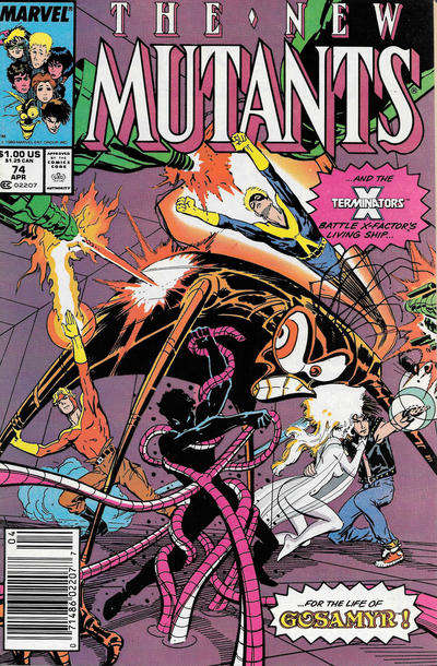 The New Mutants #74 Newsstand Edition