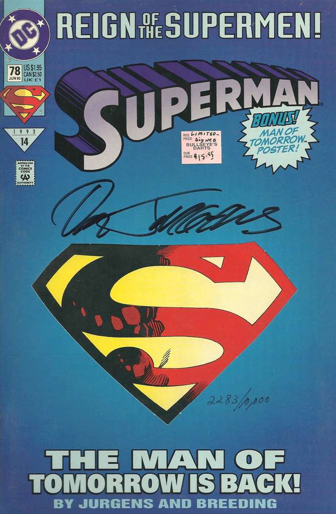 Superman (2nd Series) #78 Variation B