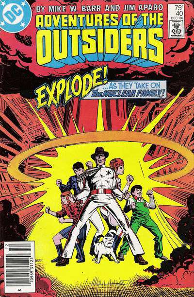 The Adventures of the Outsiders #40 Newsstand Edition