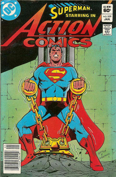 Action Comics #539 Newsstand Edition