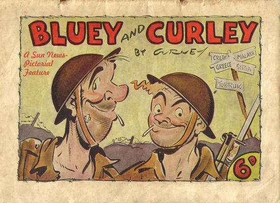 Bluey and Curley